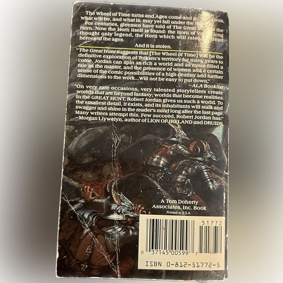 Robert Jordan The Great Hunt Paperback - Picture 2 of 3